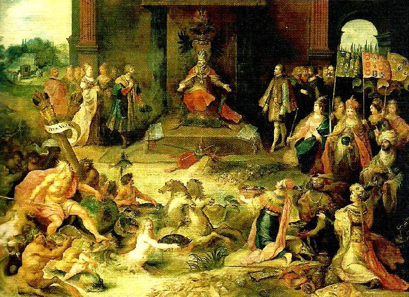Huldrych Zwingli allegorinover tillfallet china oil painting image